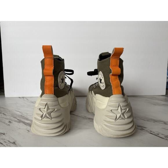 Converse Run Star Motion Hi Sneakers - 8.5M / 10W Olive Green Goblincore Utility - Picture 8 of 14